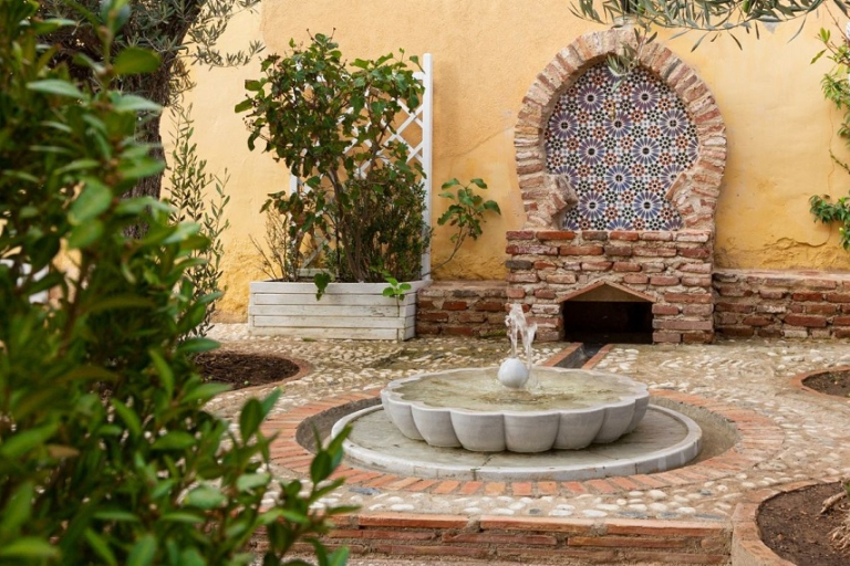 Andalusian garden wall fountain