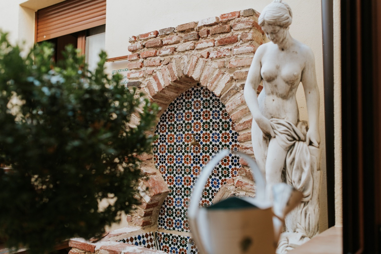 Inner patio fountain