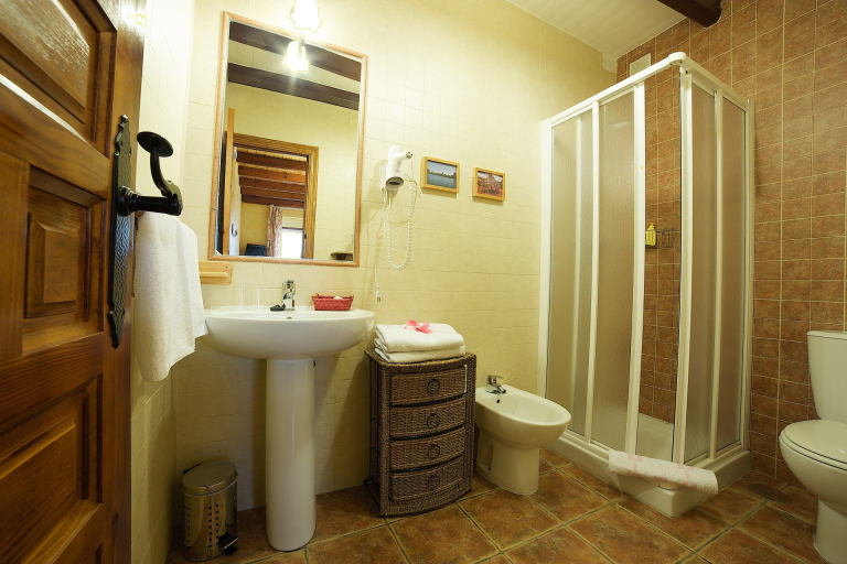 casas rurales con baño