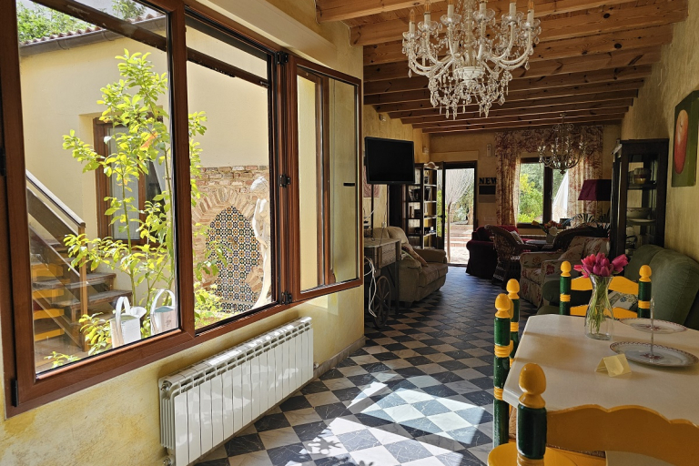 Espacios comunes con patio interior